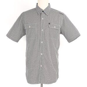 Black and White Checkered (QUICKSLIVER) Button Up Shirt